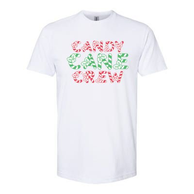 Candy Cane Crew Christmas Sweets Family Matching Costume Great Gift Softstyle CVC T-Shirt