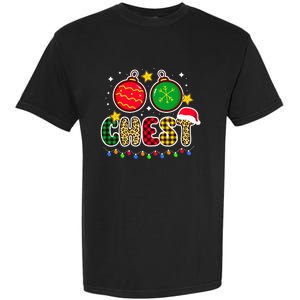 Couples Christmas Chestnuts Matching Chest And Nuts Garment-Dyed Heavyweight T-Shirt