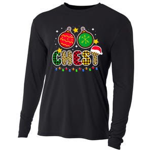 Couples Christmas Chestnuts Matching Chest And Nuts Cooling Performance Long Sleeve Crew