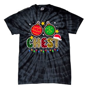 Couples Christmas Chestnuts Matching Chest And Nuts Tie-Dye T-Shirt