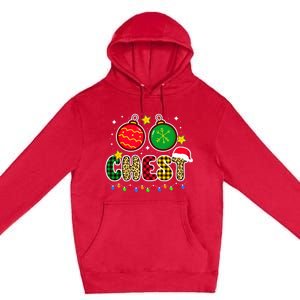 Couples Christmas Chestnuts Matching Chest And Nuts Premium Pullover Hoodie