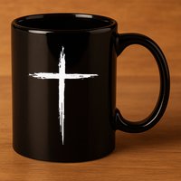 Christian Cross Christians Jesus Christ Cross 11oz C Handle Ceramic Mug