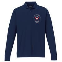 Cubs Chicago Performance Long Sleeve Polo