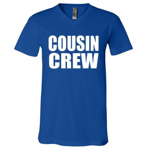 Cousin Crew Cousins Are Siblings Family Reunion Cousin Crew Gift V-Neck T-Shirt