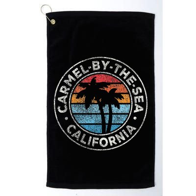 Carmel California Ca Vintage Graphic Retro 70s Golf Towel