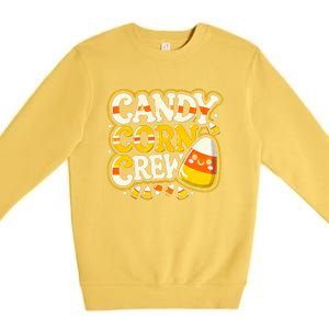 Candy Corn Crew Candy Love Halloween Sweet Premium Crewneck Sweatshirt