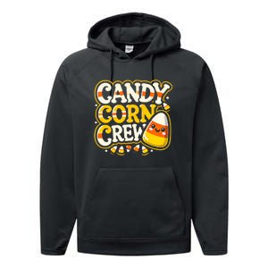 Candy Corn Crew Candy Love Halloween Sweet Performance Fleece Hoodie