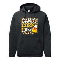 Candy Corn Crew Candy Love Halloween Sweet Performance Fleece Hoodie