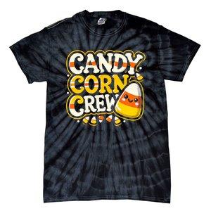 Candy Corn Crew Candy Love Halloween Sweet Tie-Dye T-Shirt