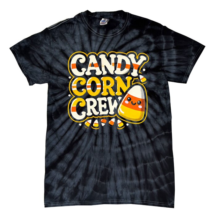 Candy Corn Crew Candy Love Halloween Sweet Tie-Dye T-Shirt