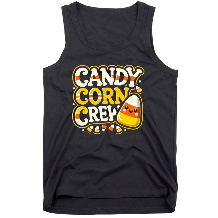 Candy Corn Crew Candy Love Halloween Sweet Tank Top