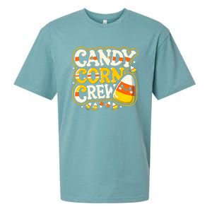 Candy Corn Crew Candy Love Halloween Sweet Sueded Cloud Jersey T-Shirt