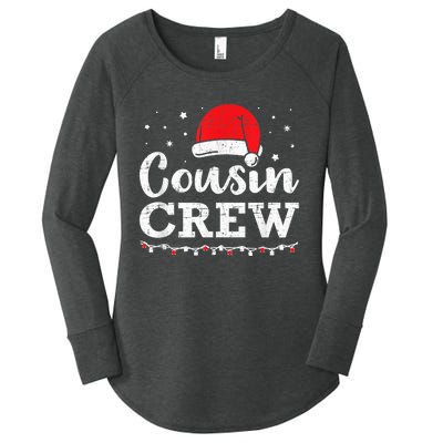 Christmas cousin crew Women's Perfect Tri Tunic Long Sleeve Shirt