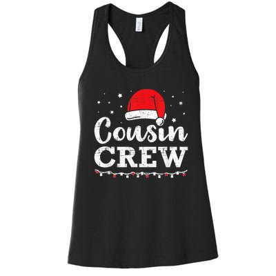 Christmas cousin crew Women's Racerback Tank