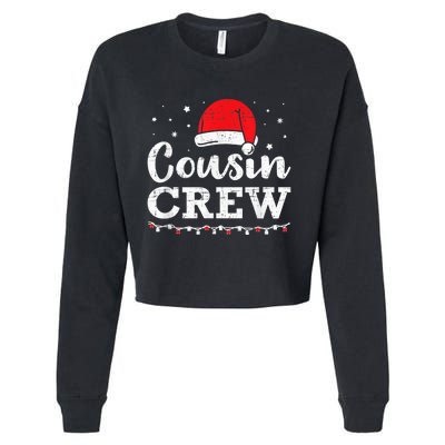 Christmas cousin crew Cropped Pullover Crew