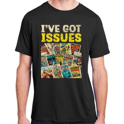 Comic Collector Comic Reader Reading Comic Books Adult ChromaSoft Performance T-Shirt