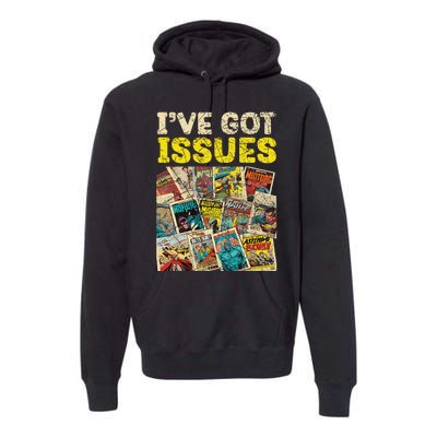 Comic Collector Comic Reader Reading Comic Books Premium Hoodie