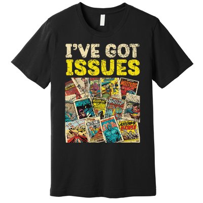 Comic Collector Comic Reader Reading Comic Books Premium T-Shirt