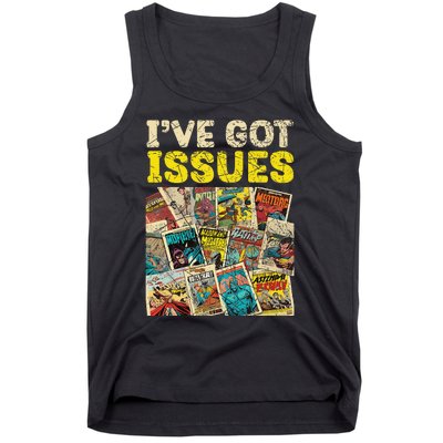 Comic Collector Comic Reader Reading Comic Books Tank Top