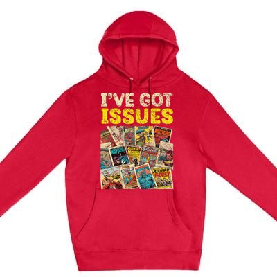 Comic Collector Comic Reader Reading Comic Books Premium Pullover Hoodie