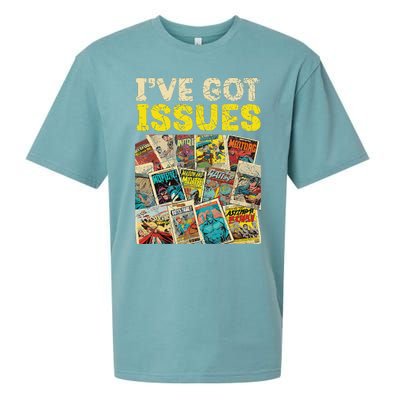 Comic Collector Comic Reader Reading Comic Books Sueded Cloud Jersey T-Shirt