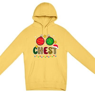 Couples Christmas Chestnuts Matching Chest And Nuts Gift Premium Pullover Hoodie