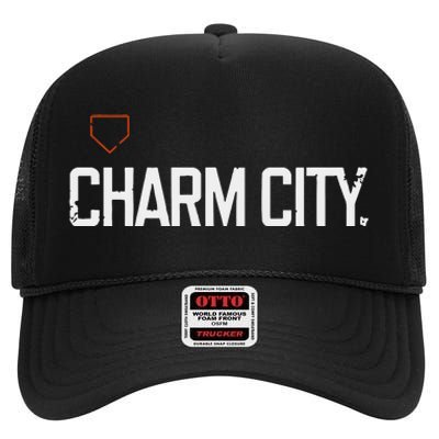 Charm City High Crown Mesh Back Trucker Hat