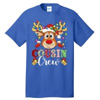 Christmas Cousin Crew Reindeer Santa Hat Lightsns Tall T-Shirt