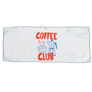 Coffee Club Coffee Lover Gift Retro Coffee Large Microfiber Waffle Golf Towel