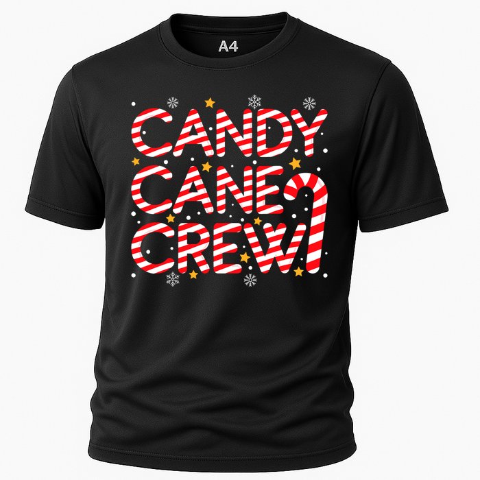 Candy Cane Crew Christmas Candy Cane Xmas Pajamas Cooling Performance Crew T-Shirt