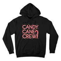 Candy Cane Crew Christmas Candy Cane Xmas Pajamas Hoodie