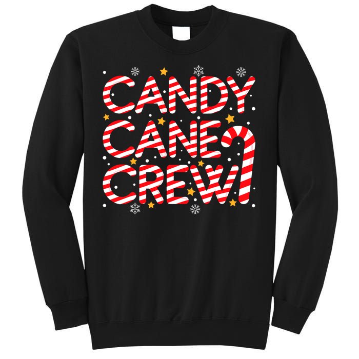 Candy Cane Crew Christmas Candy Cane Xmas Pajamas Sweatshirt