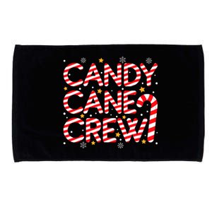 Candy Cane Crew Christmas Candy Cane Xmas Pajamas Microfiber Hand Towel