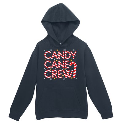 Candy Cane Crew Christmas Candy Cane Xmas Pajamas Urban Pullover Hoodie