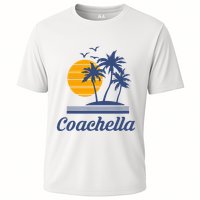 C.O.A.C.H.E.L.L.A California Ca City Beach Tourist Cooling Performance Crew T-Shirt