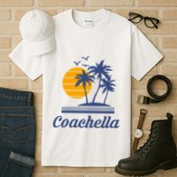 C.O.A.C.H.E.L.L.A California Ca City Beach Tourist Tall T-Shirt