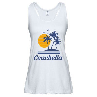 C.O.A.C.H.E.L.L.A California Ca City Beach Tourist Ladies Essential Flowy Tank