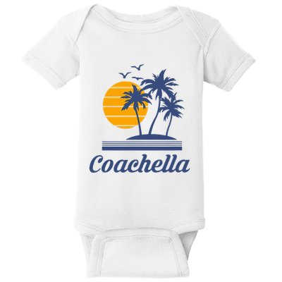 C.O.A.C.H.E.L.L.A California Ca City Beach Tourist Baby Bodysuit