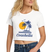 C.O.A.C.H.E.L.L.A California Ca City Beach Tourist Crop Top