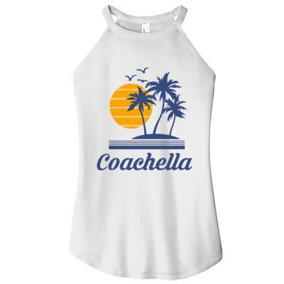 C.O.A.C.H.E.L.L.A California Ca City Beach Tourist Women's Perfect Tri Rocker Tank