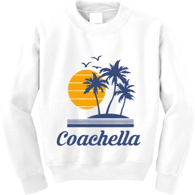 C.O.A.C.H.E.L.L.A California Ca City Beach Tourist Kids Sweatshirt