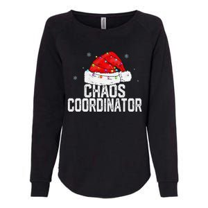 Chaos Coordinator Christmas Funny Family Matching Group Xmas Womens California Wash Sweatshirt