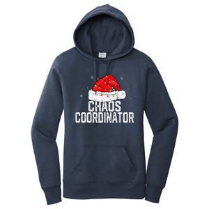 Chaos Coordinator Christmas Funny Family Matching Group Xmas Women's Pullover Hoodie