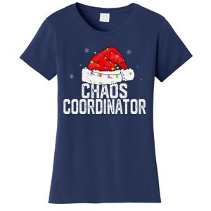 Chaos Coordinator Christmas Funny Family Matching Group Xmas Women's T-Shirt