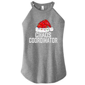 Chaos Coordinator Christmas Funny Family Matching Group Xmas Women's Perfect Tri Rocker Tank