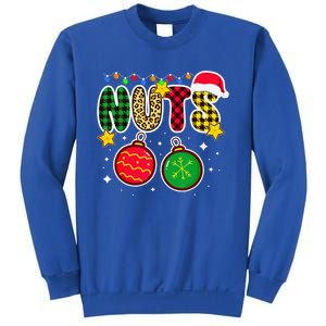 Couples Christmas Chestnuts Matching Chest And Nuts Sweatshirt