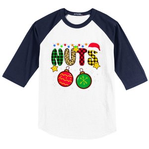 Couples Christmas Chestnuts Matching Chest And Nuts Baseball Sleeve Shirt