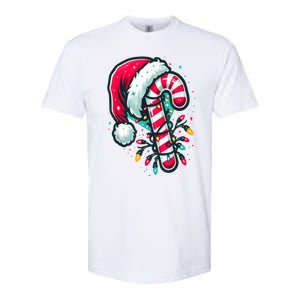 Candy Cane Crew Christmas Lights Family Matching Xmas Softstyle CVC T-Shirt