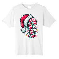 Candy Cane Crew Christmas Lights Family Matching Xmas Tall Fusion ChromaSoft Performance T-Shirt