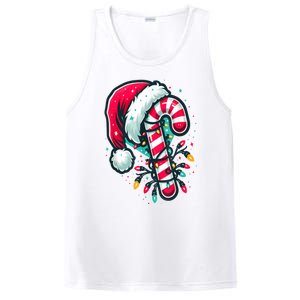 Candy Cane Crew Christmas Lights Family Matching Xmas PosiCharge Competitor Tank